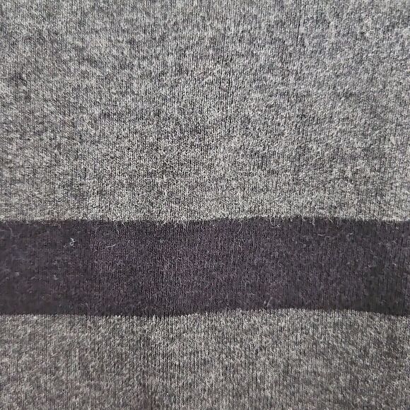 Calvin Klein Stripped Long Sleeves Cotton T-Shirt Medium Black/ Gray - Picture 13 of 16